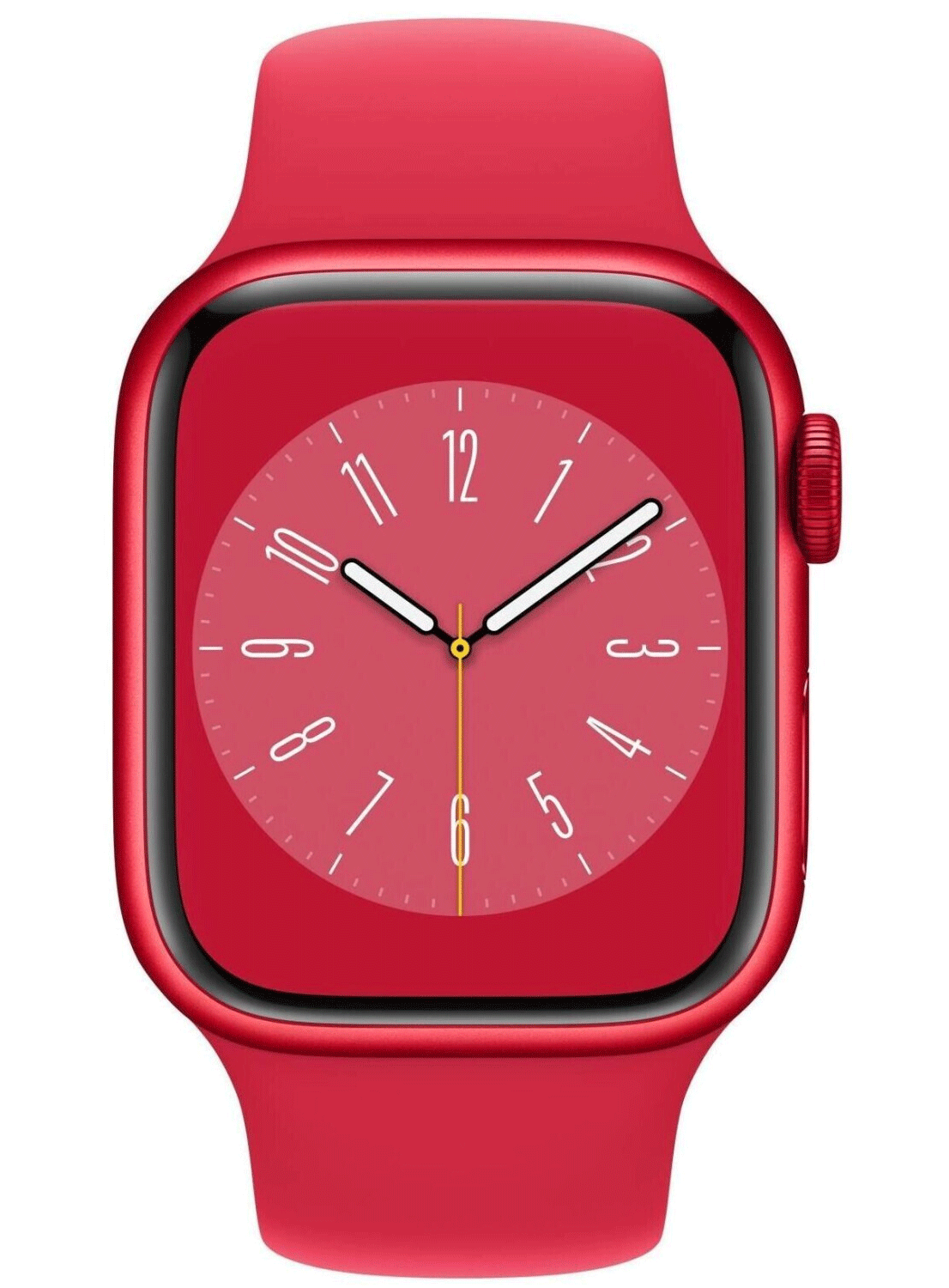 Apple Watch Series 8 GPS 41mm Aluminium Case mit Silicon Armband