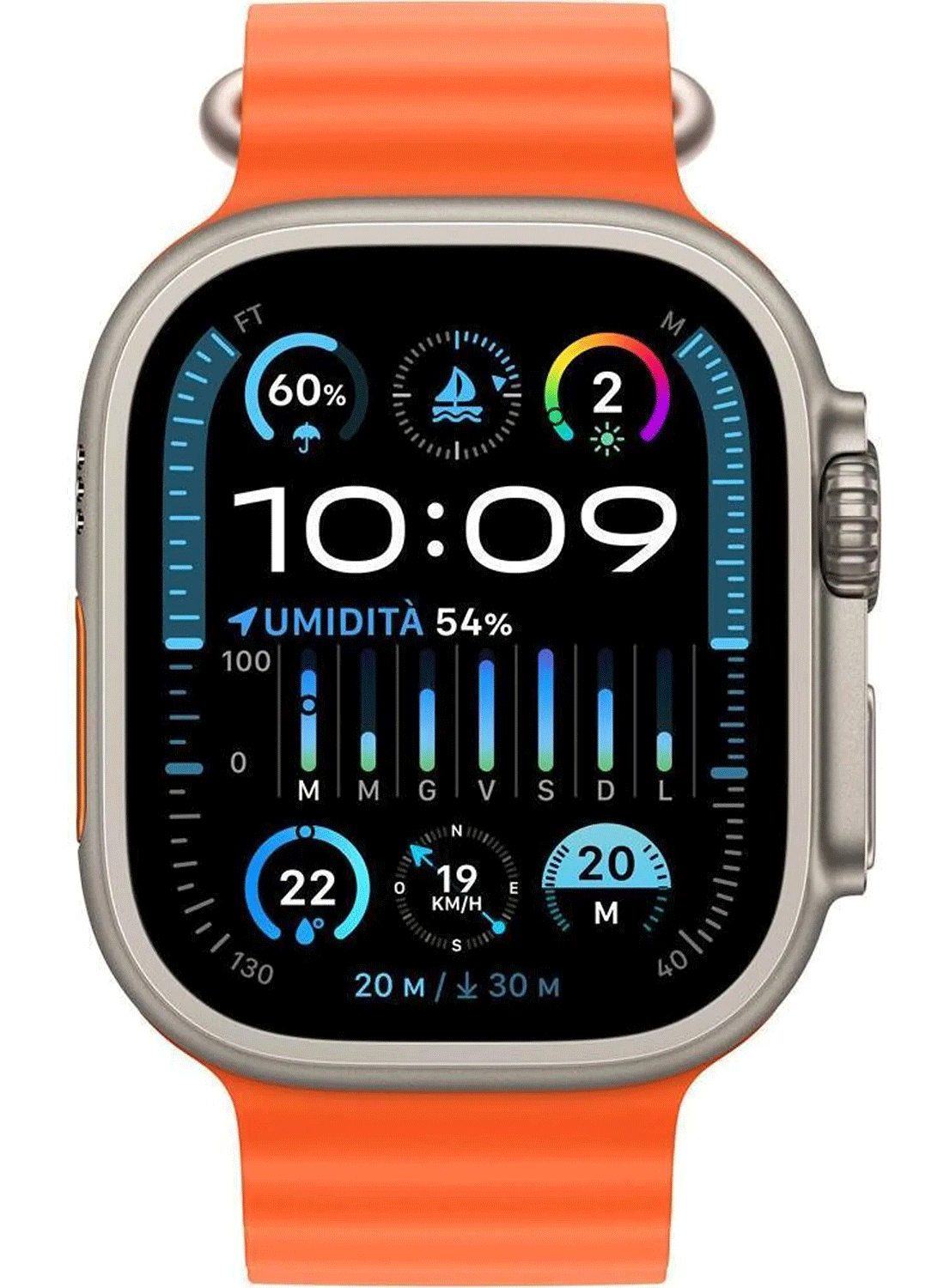 Apple Watch Ultra 2 49mm Titanium Case