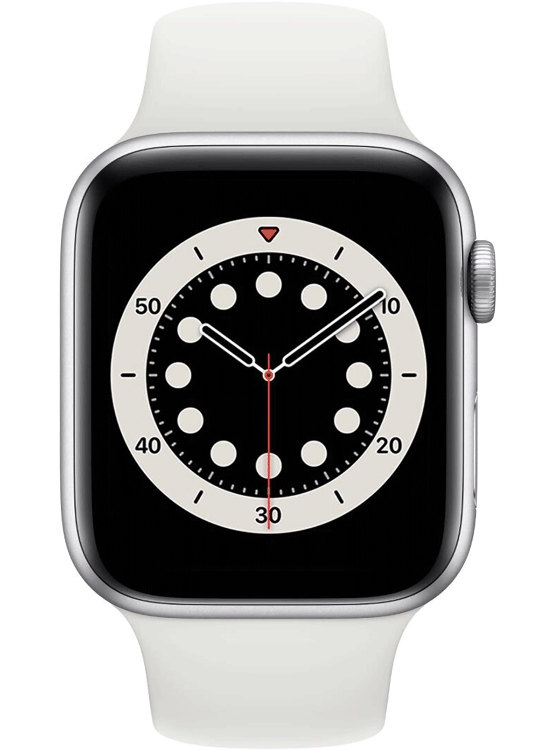 Apple Watch 6 GPS 44mm Aluminium Case mit Silicon Armband