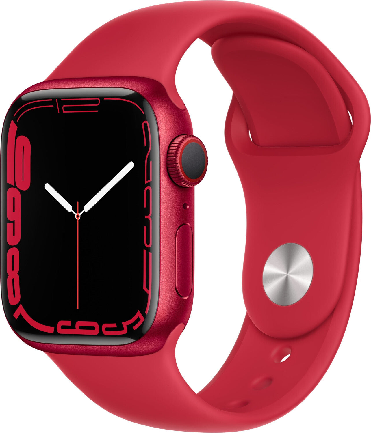Apple Watch 7 LTE 41mm Aluminium Case mit Silicon Armband