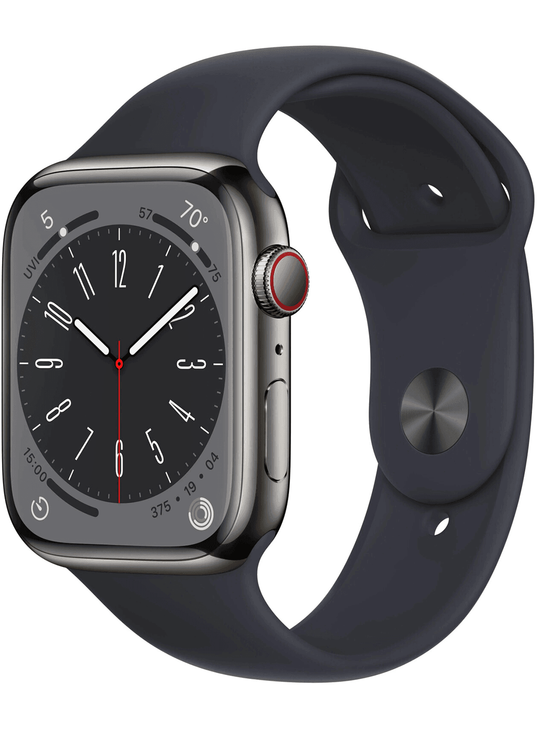 Apple Watch Series 8 45mm Edelstahl Case - CarbonPhone