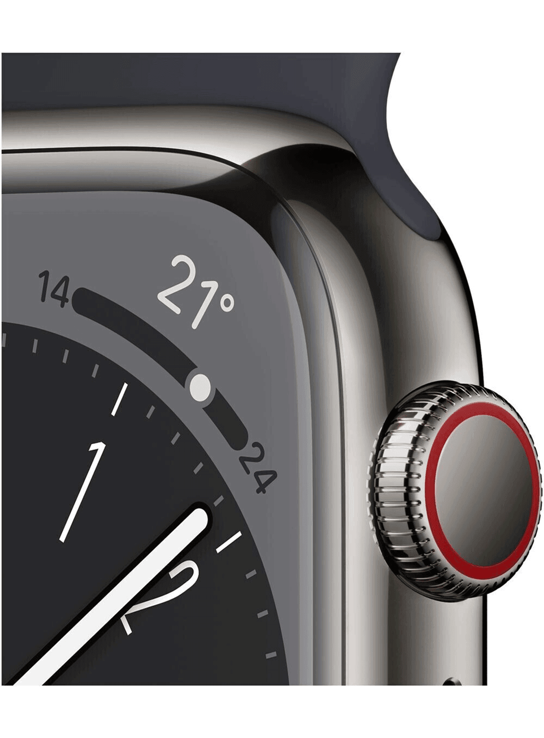 Apple Watch Series 8 45mm Edelstahl Case - CarbonPhone