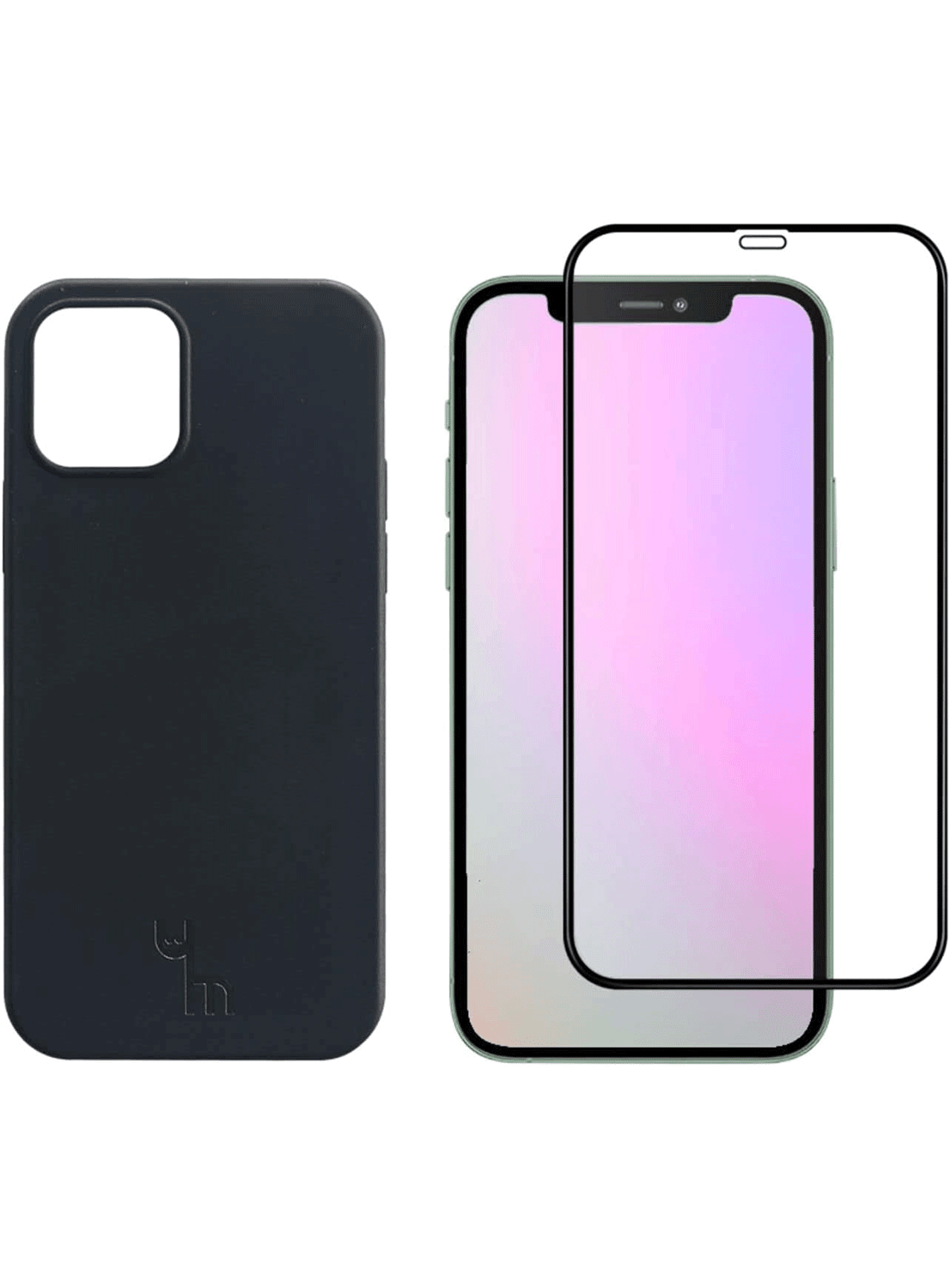 Caseym iPhone 11 Biologisch Abbaubare Handyhülle und Displayschutz-Bundle - CarbonPhone