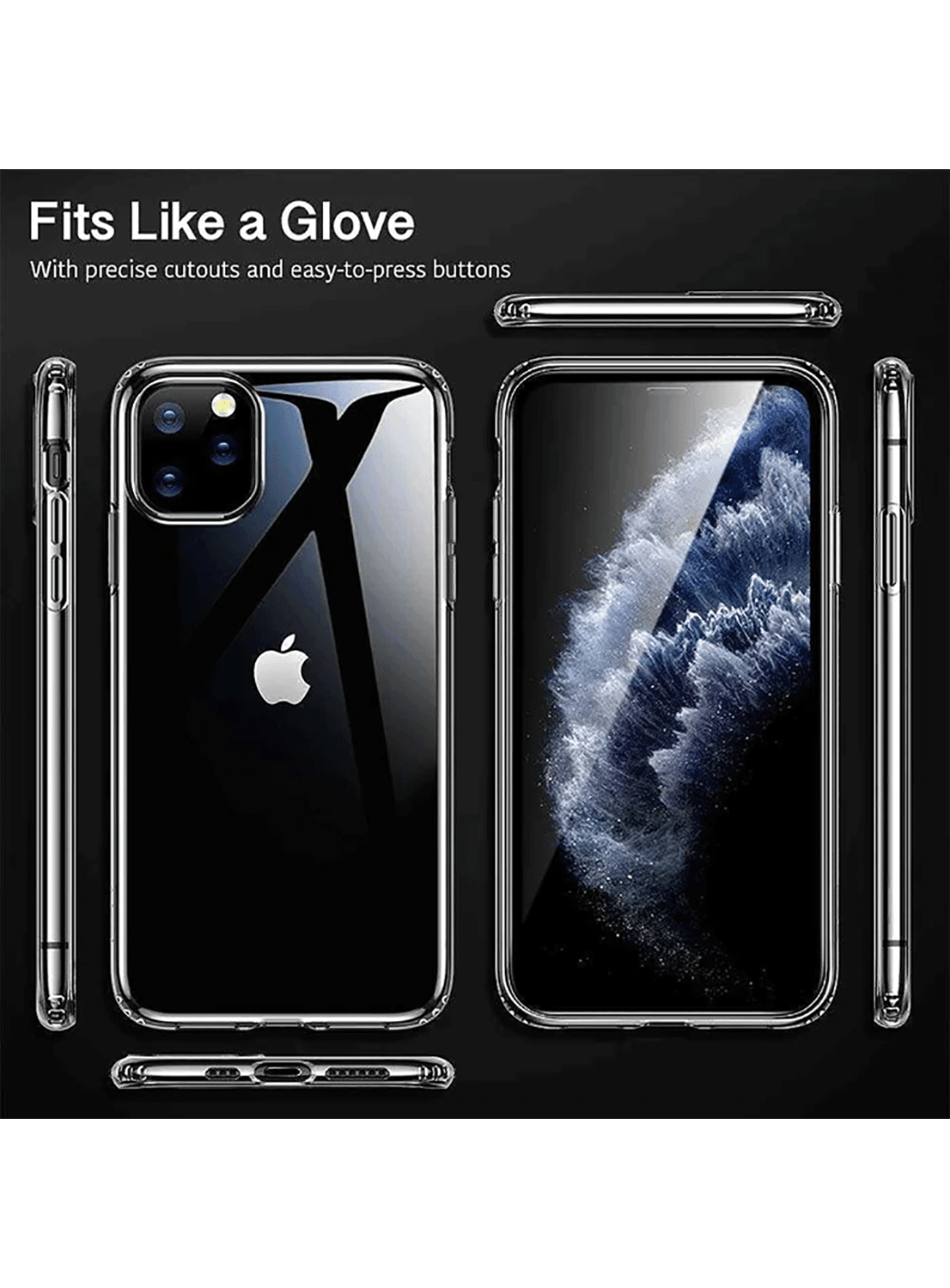 ESR Essential TPU Hülle für iPhone 11 Pro Max - transparent - CarbonPhone