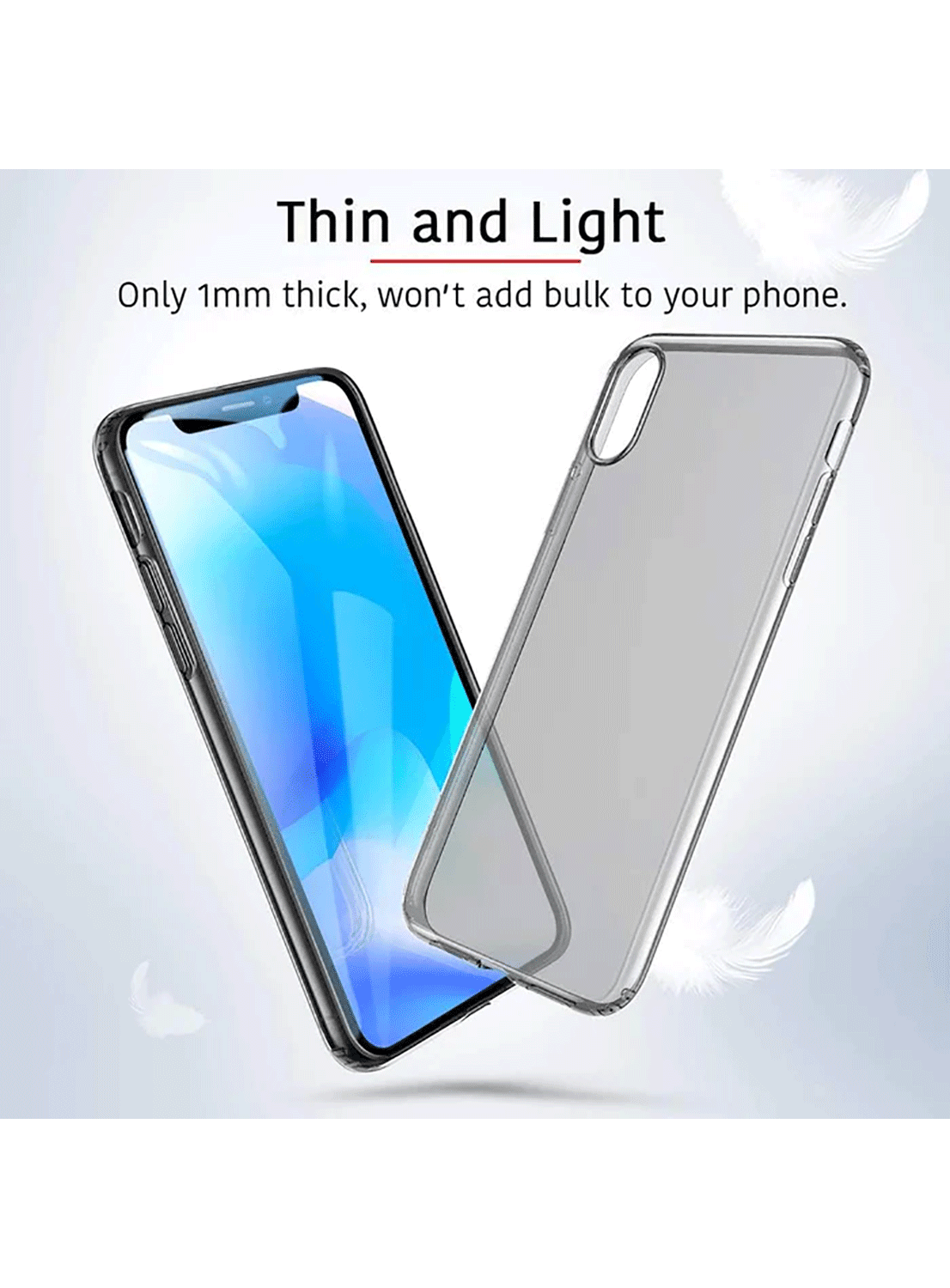 ESR Essential TPU Hülle für iPhone XR - transparent - CarbonPhone