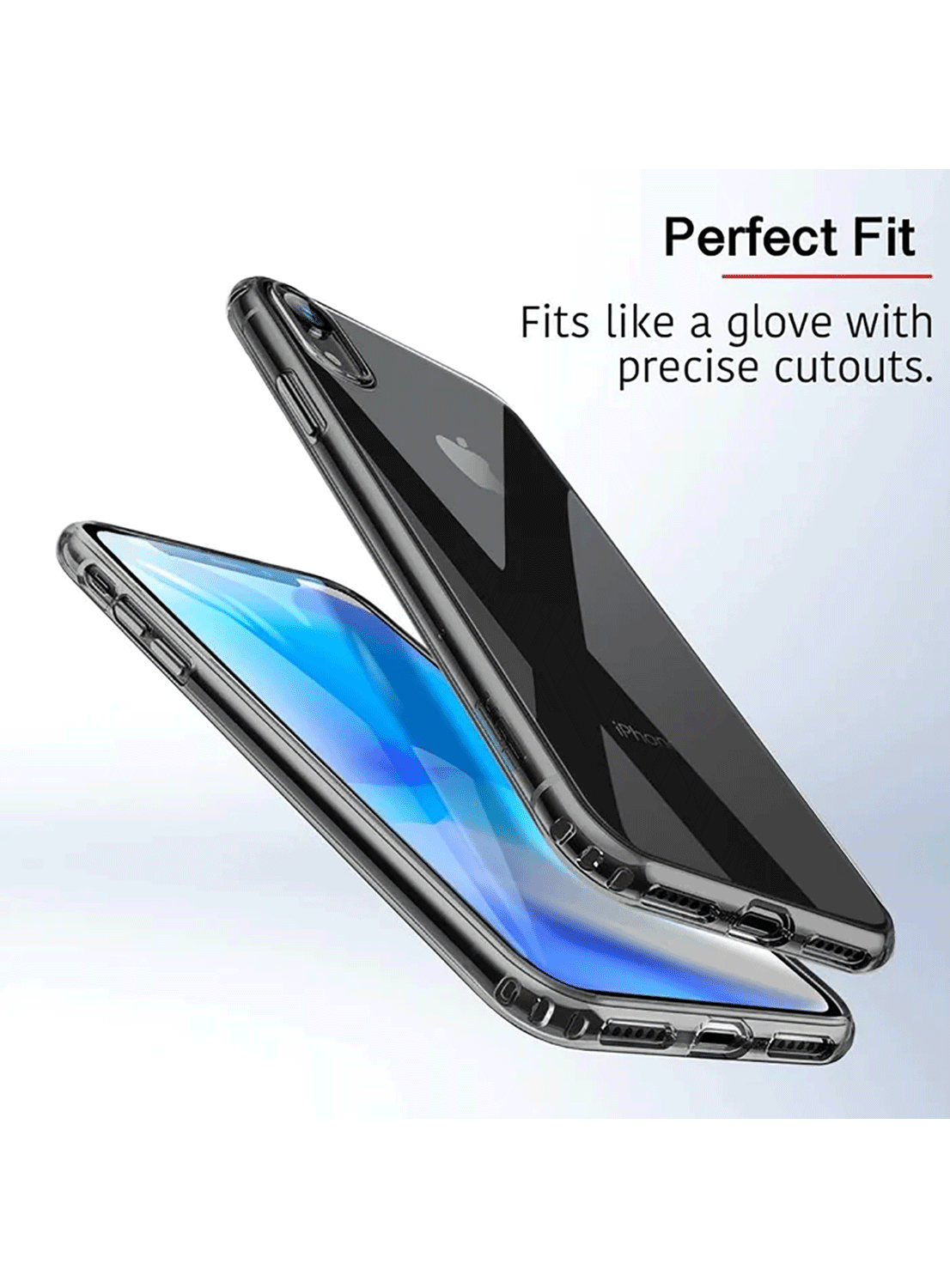 ESR Essential TPU Hülle für iPhone XR - transparent - CarbonPhone