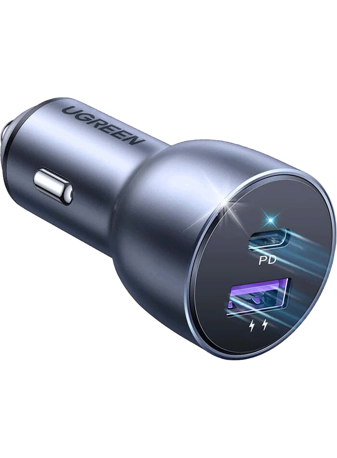 UGREEN USB C Car Charger Cigarette Lighter 52.5W PD 30W & SCP 22.5W/QC 18W