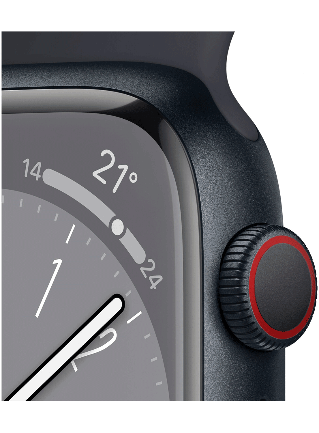 Apple Watch Series 8 GPS 41mm Aluminium Case mit Silicon Armband