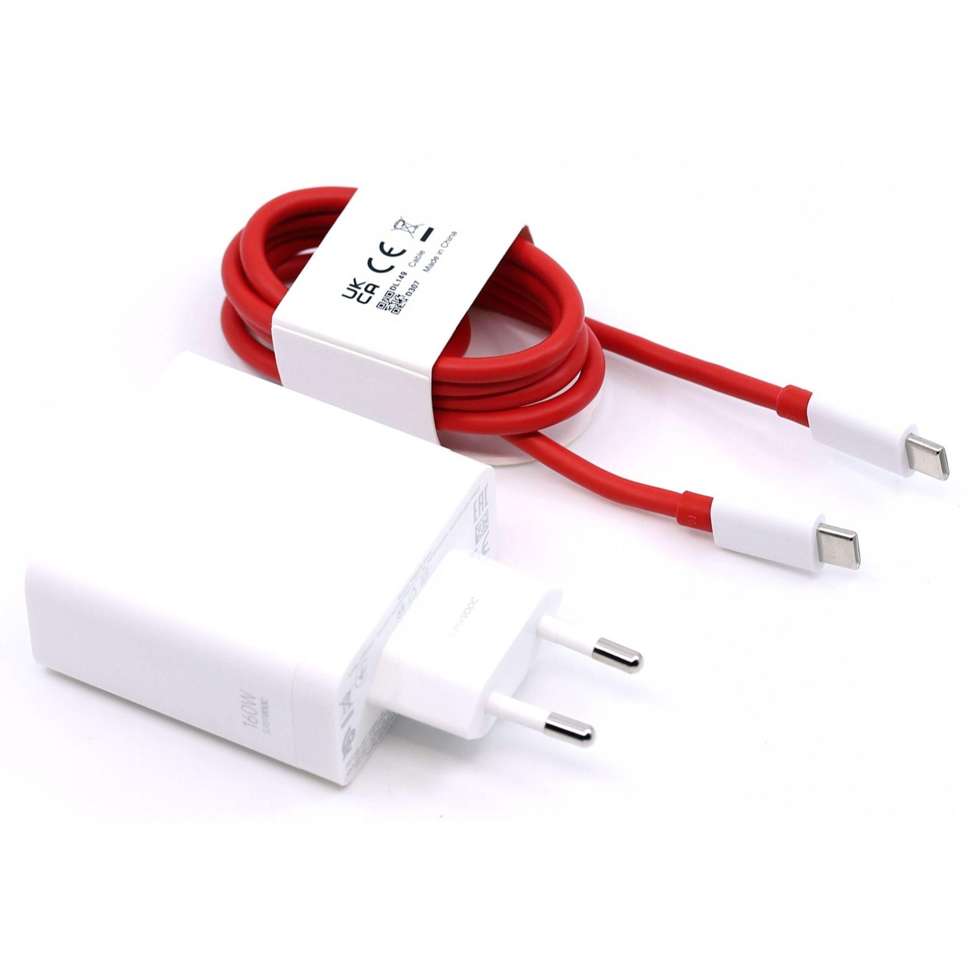 Original OnePlus SUPERVOOC 160W Power Adapter Weiß mit Datenkabel - CarbonPhone