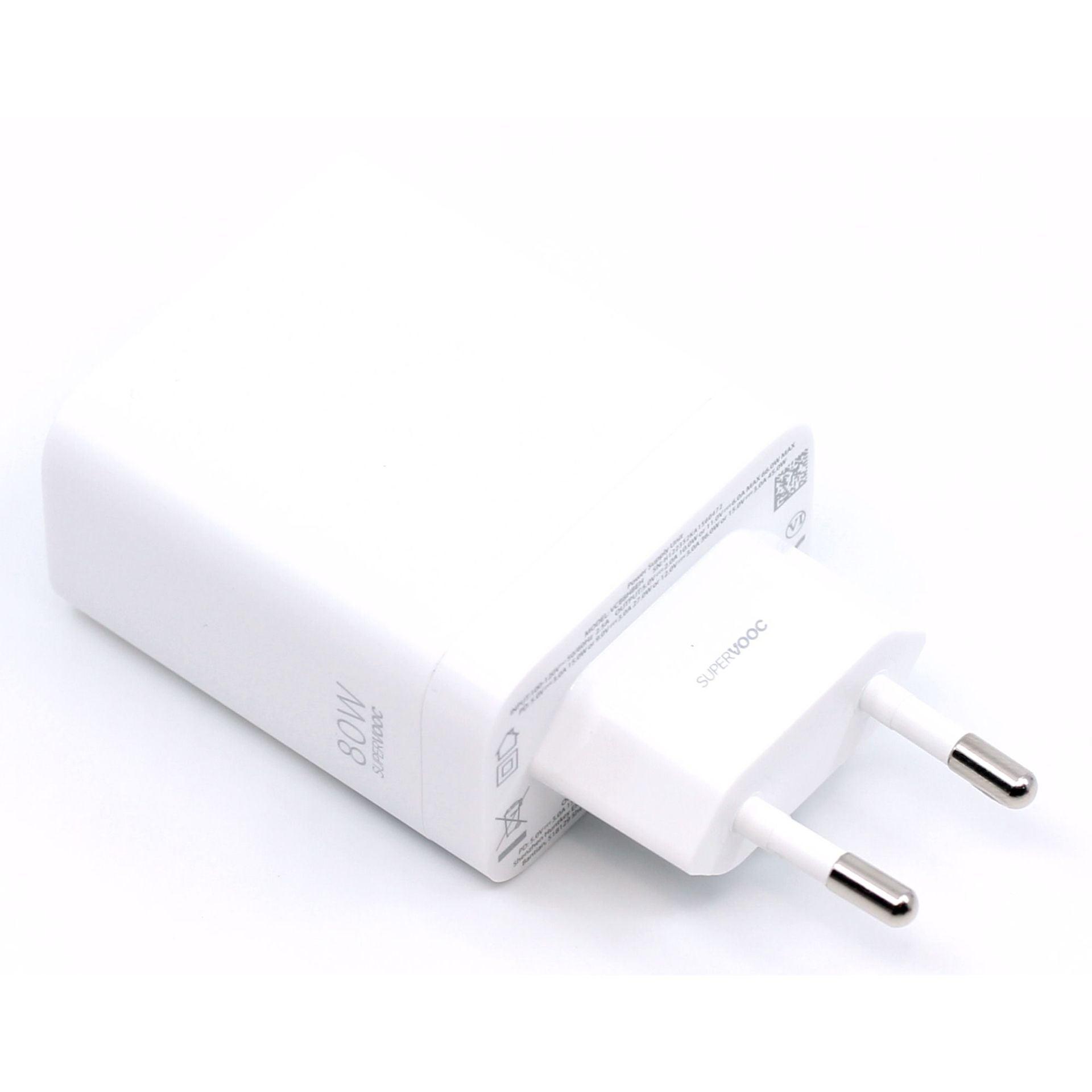 Original OnePlus SUPERVOOC 80W Power Adapter Weiß mit Datenkabel - CarbonPhone