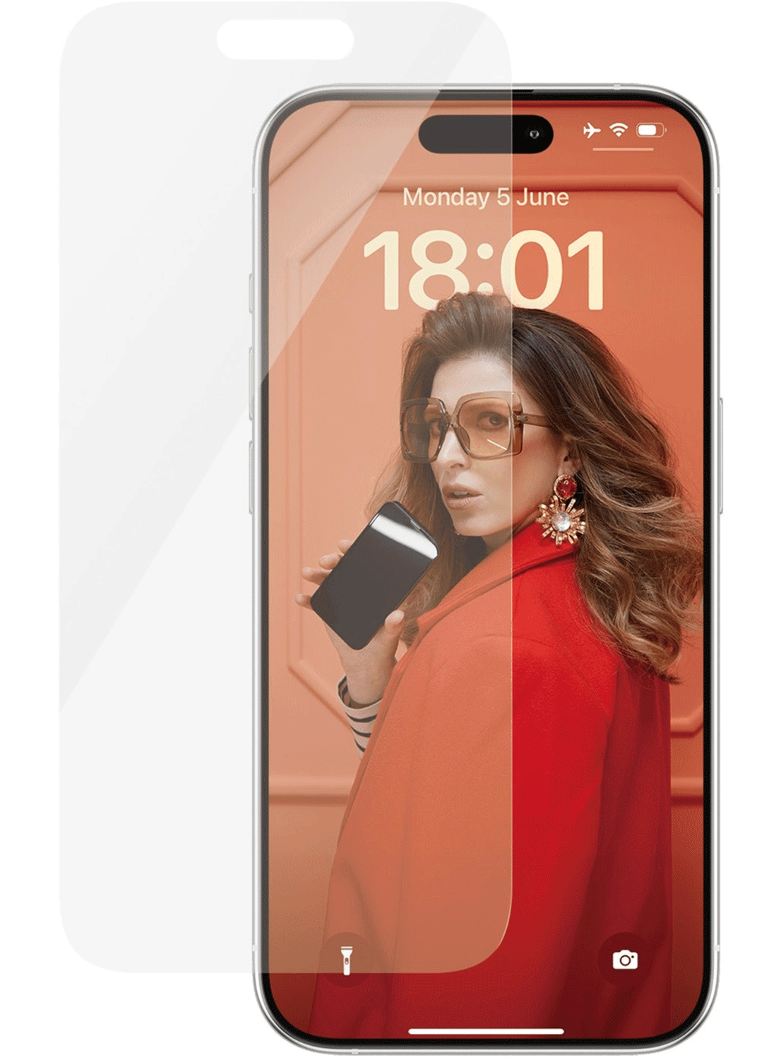 PanzerGlass Schutzfolie Apple iPhone 15 Pro - CarbonPhone