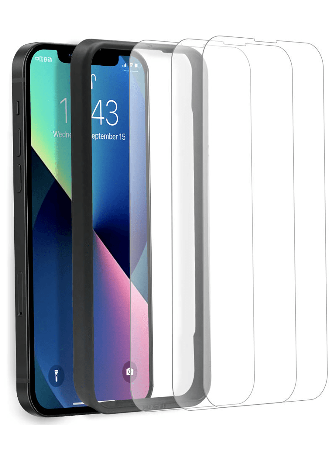 PanzerSchutz 9H Elite für iPhone 14 Serie (3 Stück) - CarbonPhone