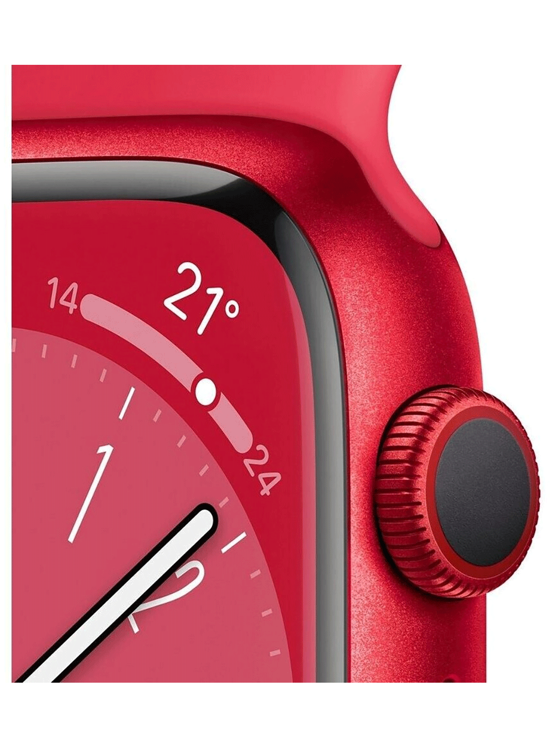 Apple Watch Series 8 4G 45mm Aluminium Case mit Silicon Armband