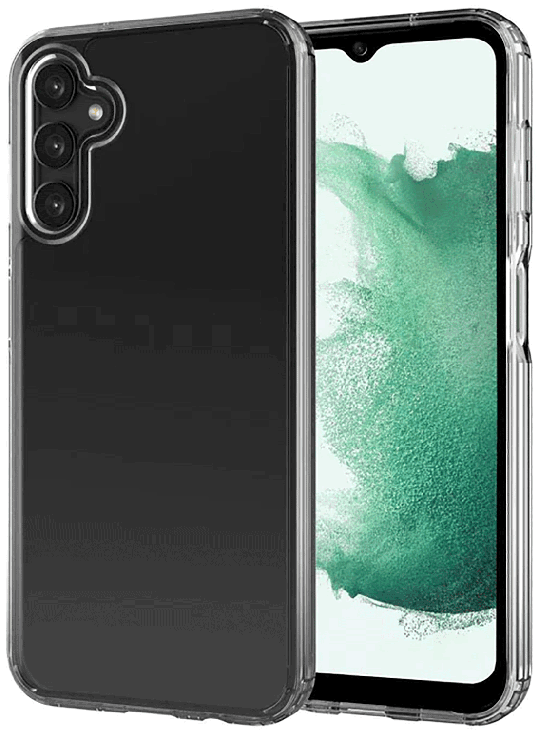 QDOS Hybrid Crystal Clear Rigid Case Galaxy A14 - CarbonPhone
