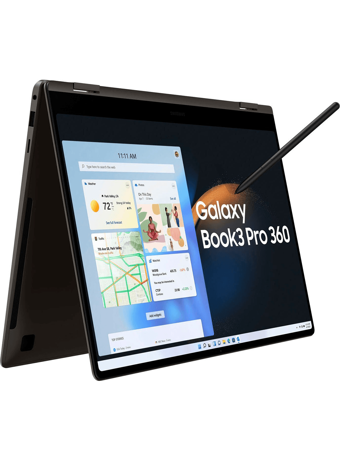 Samsung Galaxy Book 3 Pro 360 16" NP960QFG-KA1DE i5-1340P 256GD SSD QWERTZ - CarbonPhone