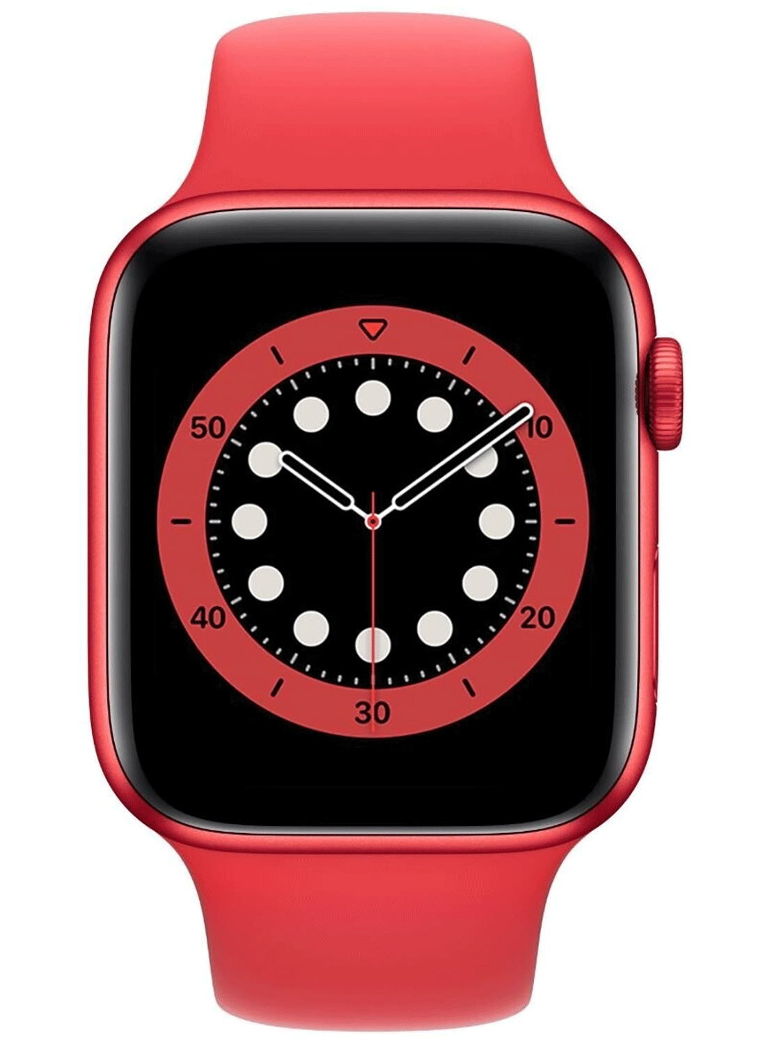 Apple Watch 6 GPS 44mm Aluminium Case mit Silicon Armband