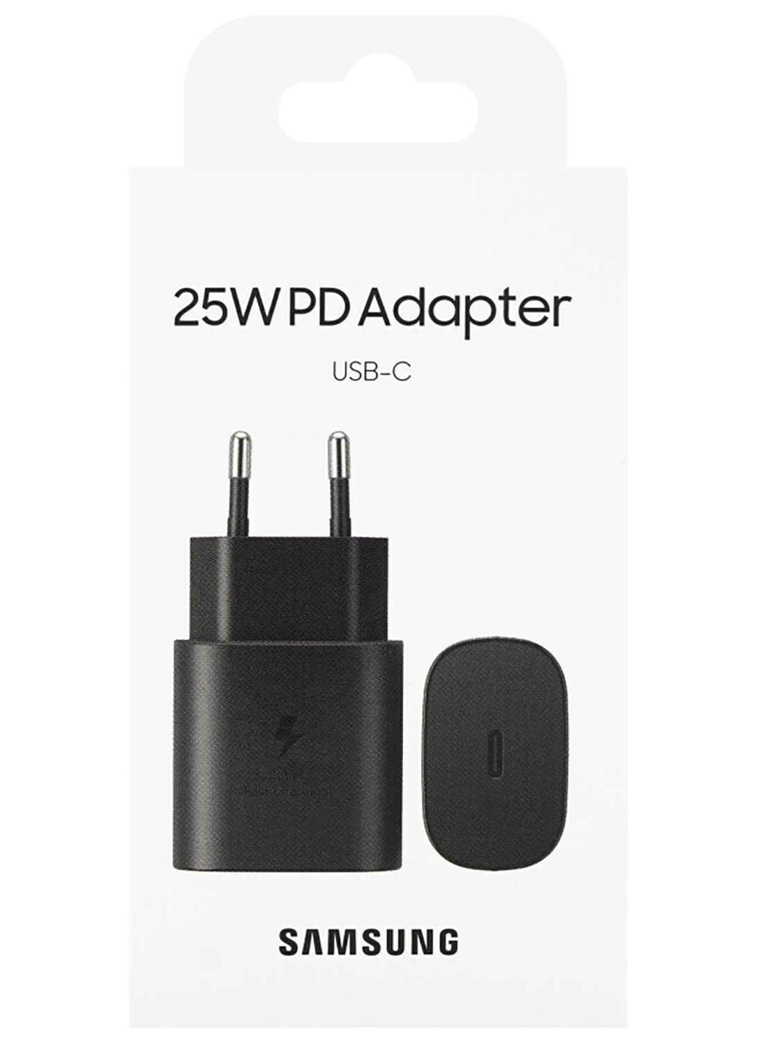 Samsung EP-TA800 Handy Ladegerät USB-C® mit Schnellladefunktion 25W Schwarz