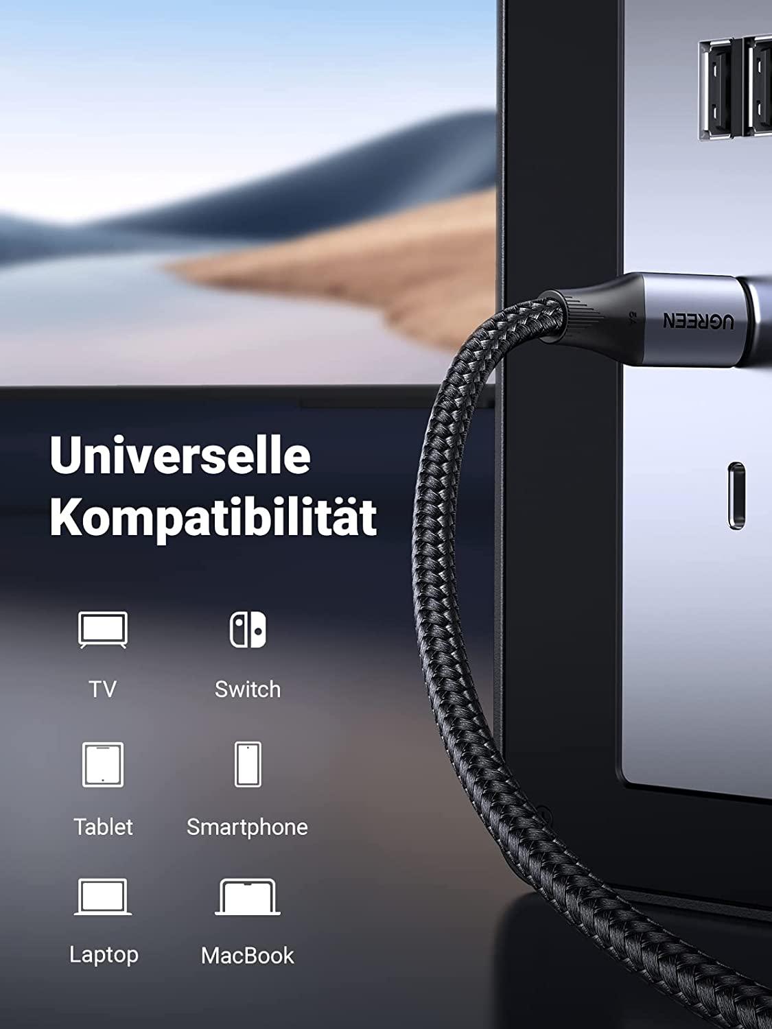 Ugreen 100W USB C Kabel auf USB C 5A/20V PD 3.0 QC 4.0 - CarbonPhone