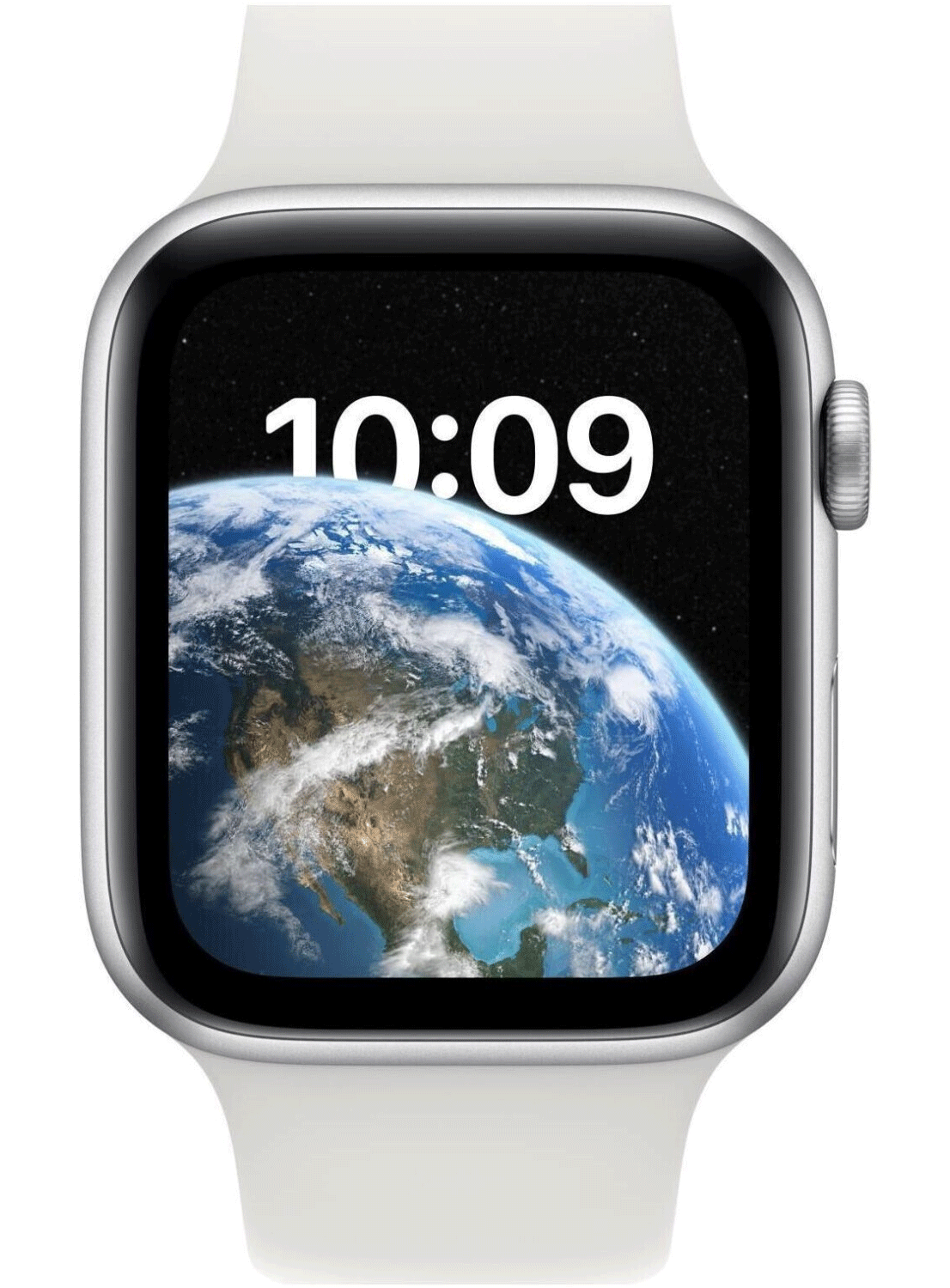 Apple Watch SE 2022 (GPS) Aluminium Case 44mm mit Silicon Armband