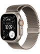 Apple Watch Ultra 3 49mm Titanium Natural – Titan · Titanium Milanese Loop Natural S