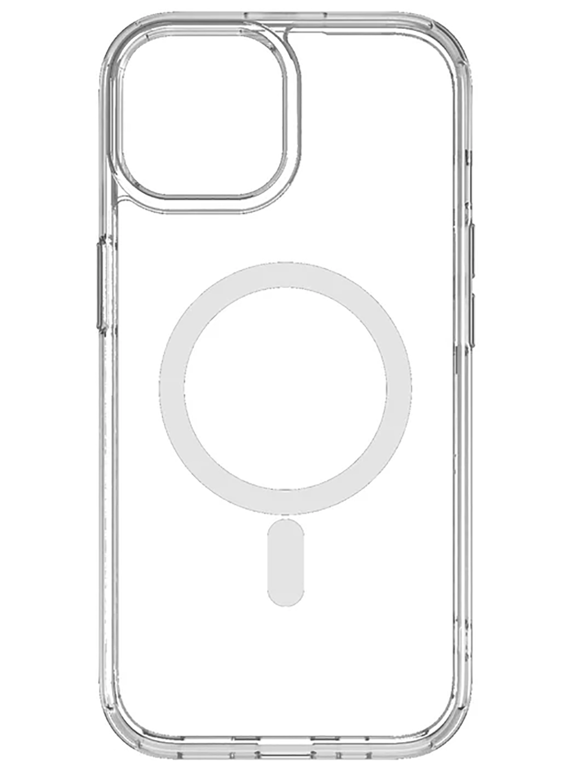 QDOS Hybrid Crystal Clear Hybrid Force + Snap Case iPhone 15