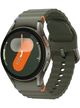 Samsung Galaxy Watch 7 40mm LTE SM-L305 mit Silicon Armband – Green · Silicon Green