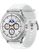 Samsung Galaxy Watch 8 Classic 46mm BT SM-L500 mit Silicon Armband – White · Silicon White