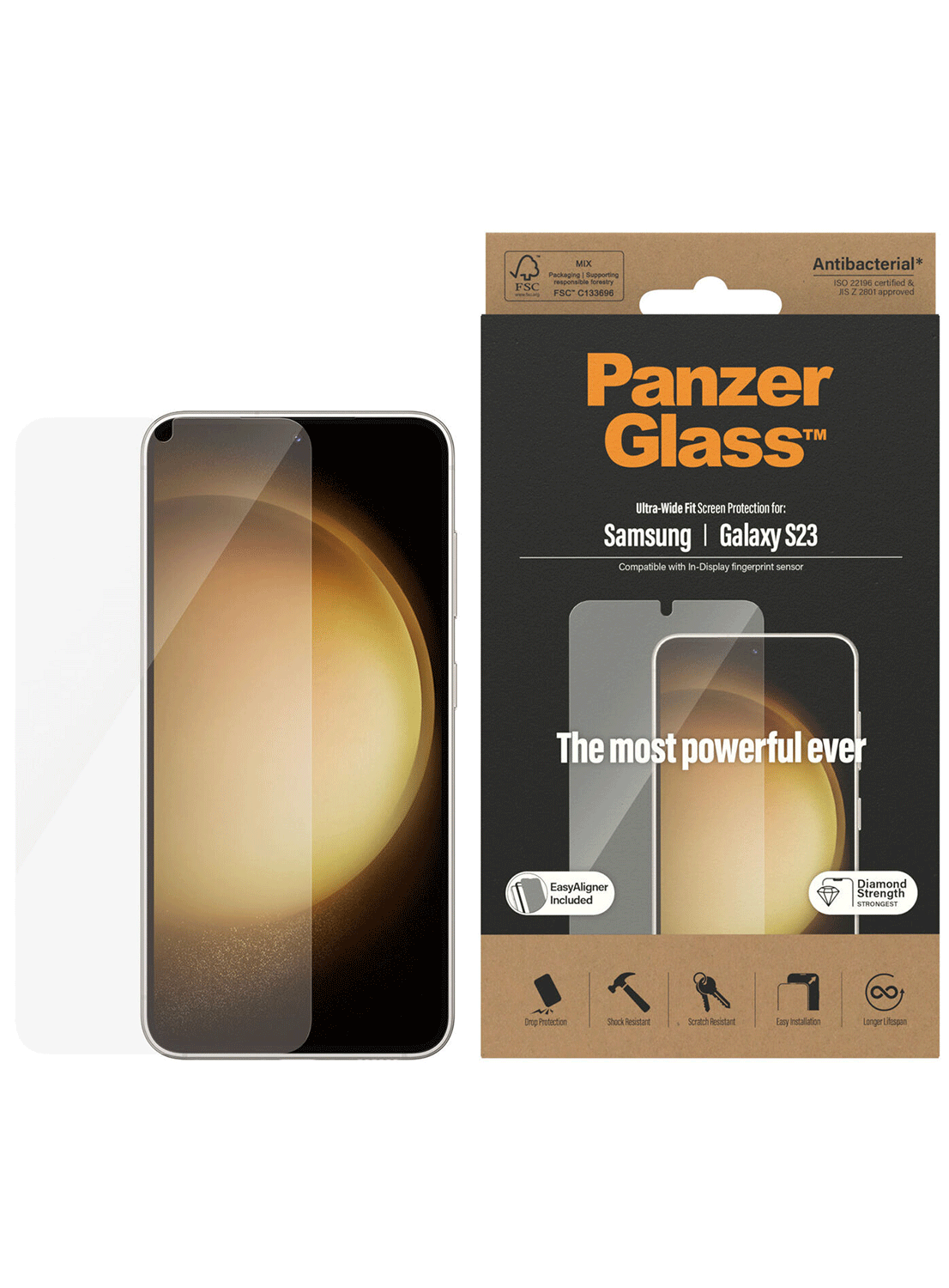 PanzerGlass Ultra Wide Screen Protection für Samsung Galaxy S23 5G