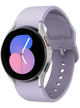 Samsung Galaxy Watch 5 BT 40mm SM-R900 mit Silicon Armband – Silver · Silicon Silver
