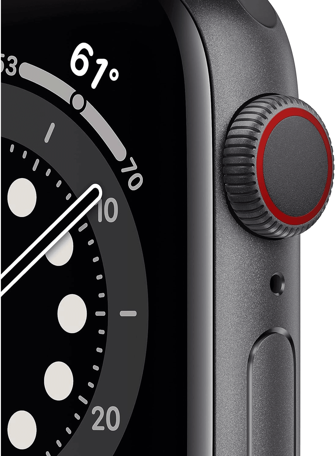 Apple Watch 6 LTE 40mm Aluminium Case mit Silicon Armband