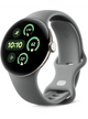 Google Pixel Watch 3 LTE 45MM – Champagne Gold · Sportarmband Hazel