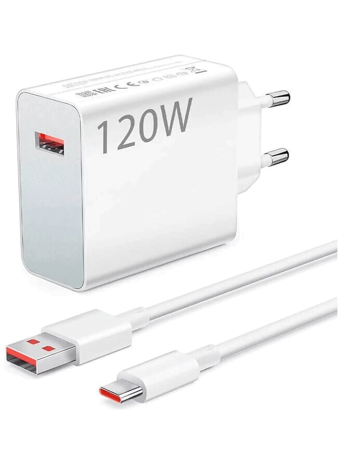 Xiaomi Mi Travel Charger Combo 120W with USB-C cable MDY-13-EE BHR6034EU white