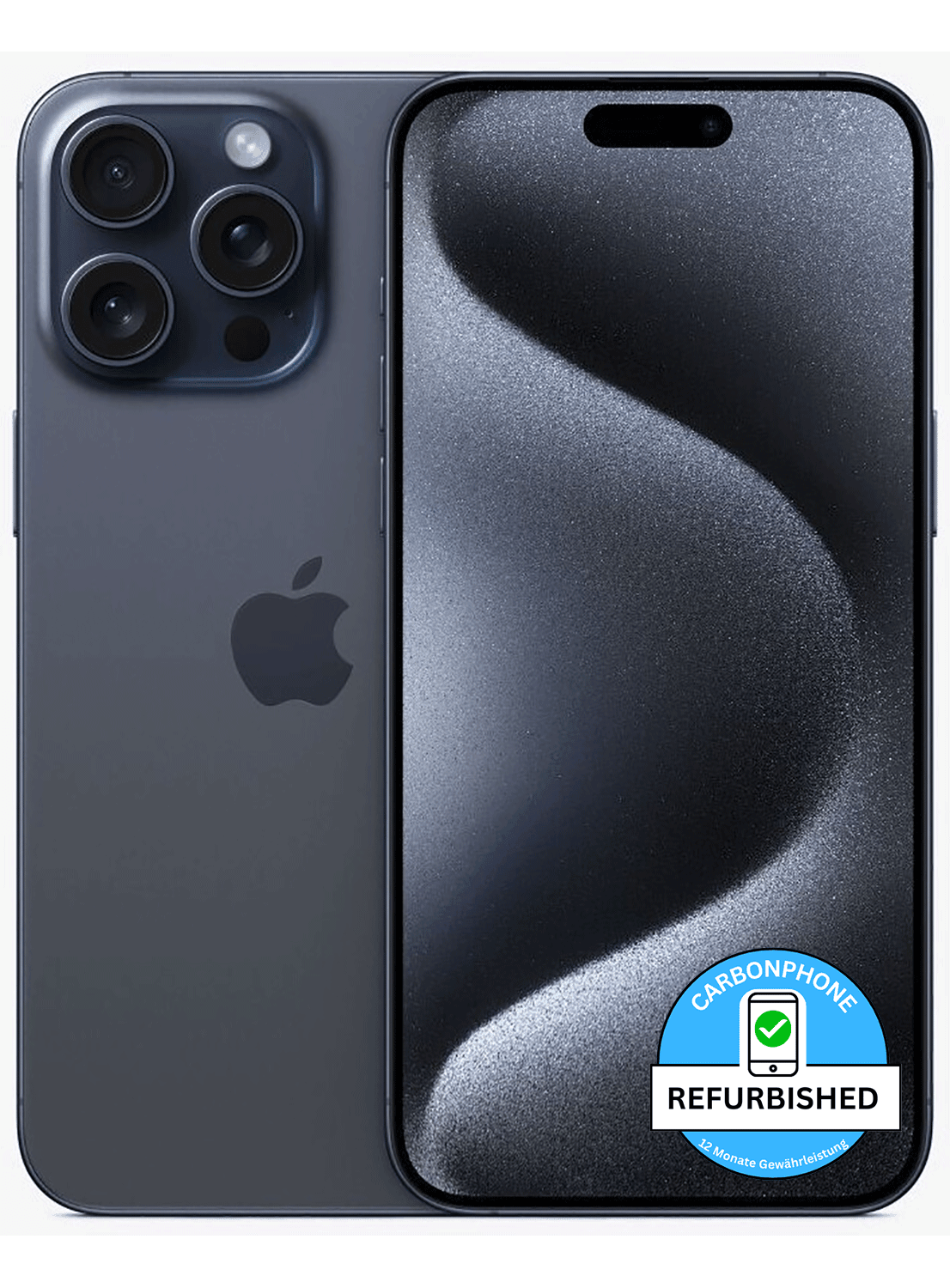 Apple iPhone 15 Pro Max - Refurbished - CarbonPhone