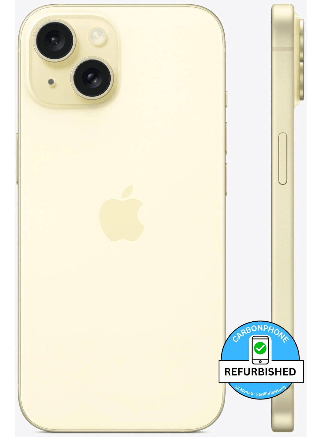 Apple iPhone 15 - Refurbished - CarbonPhone