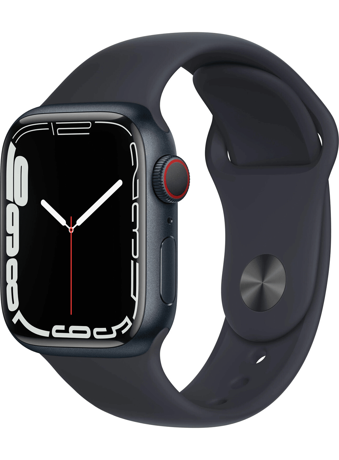 Apple Watch 7 LTE 41mm Aluminium Case mit Silicon Armband - CarbonPhone