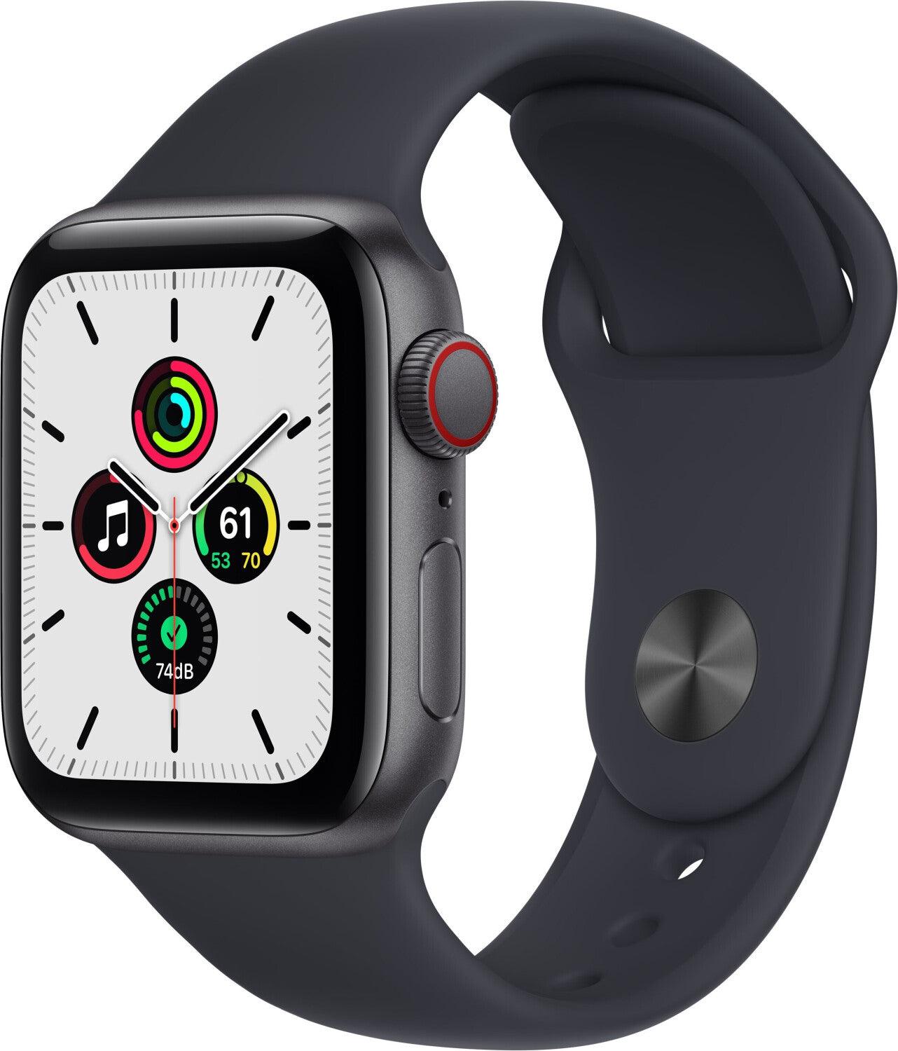 Apple Watch SE (GPS+Cellular) Aluminium Case 44mm - CarbonPhone