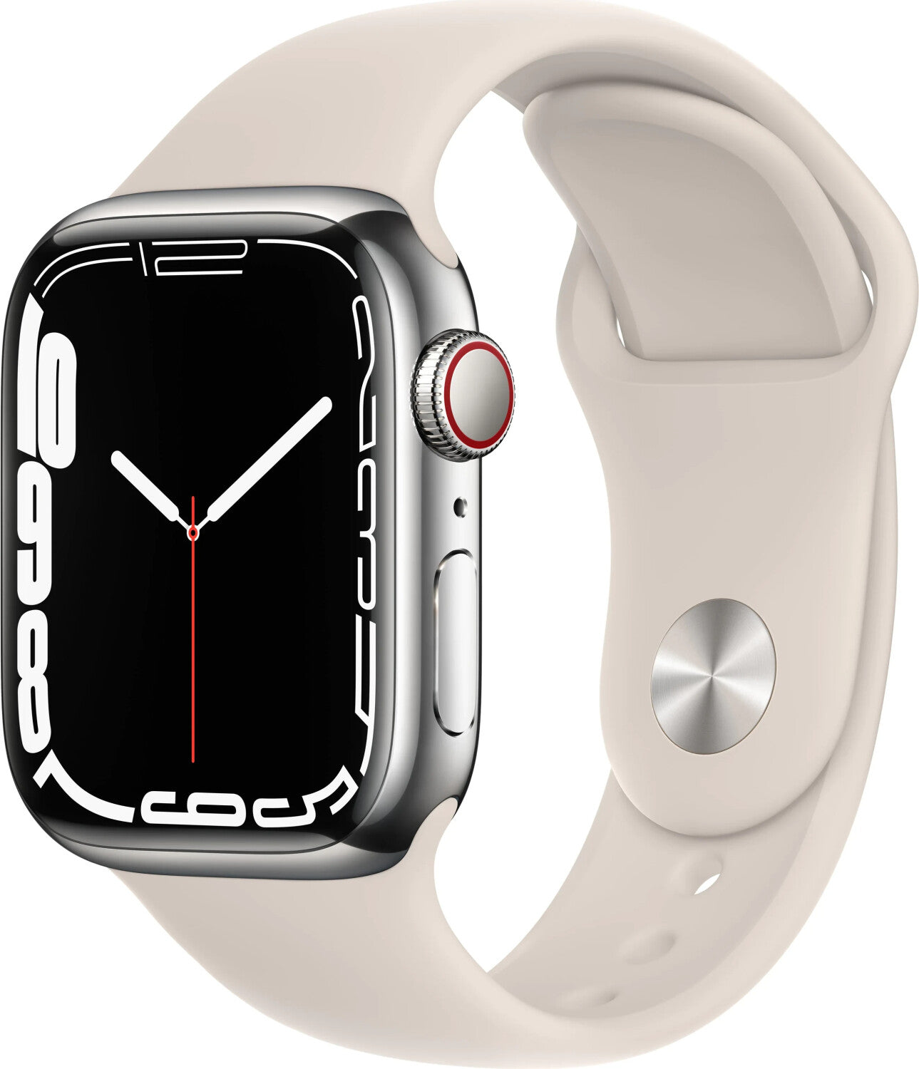 Apple Watch 7 LTE 41mm Aluminium Case mit Silicon Armband