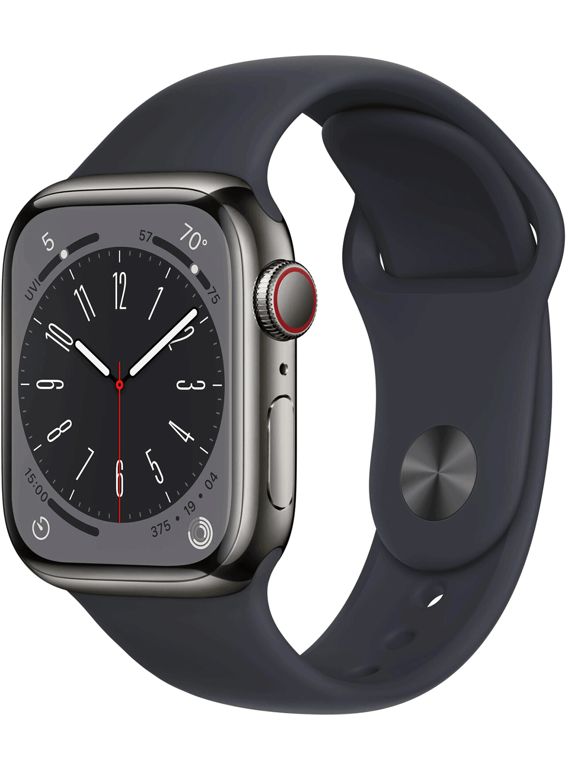 Apple Watch Series 8 41mm Edelstahl Case - CarbonPhone