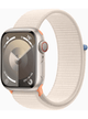 Apple Watch Series 9 4G 41mm Aluminium Case – Starlight · Sport Loop Starlight