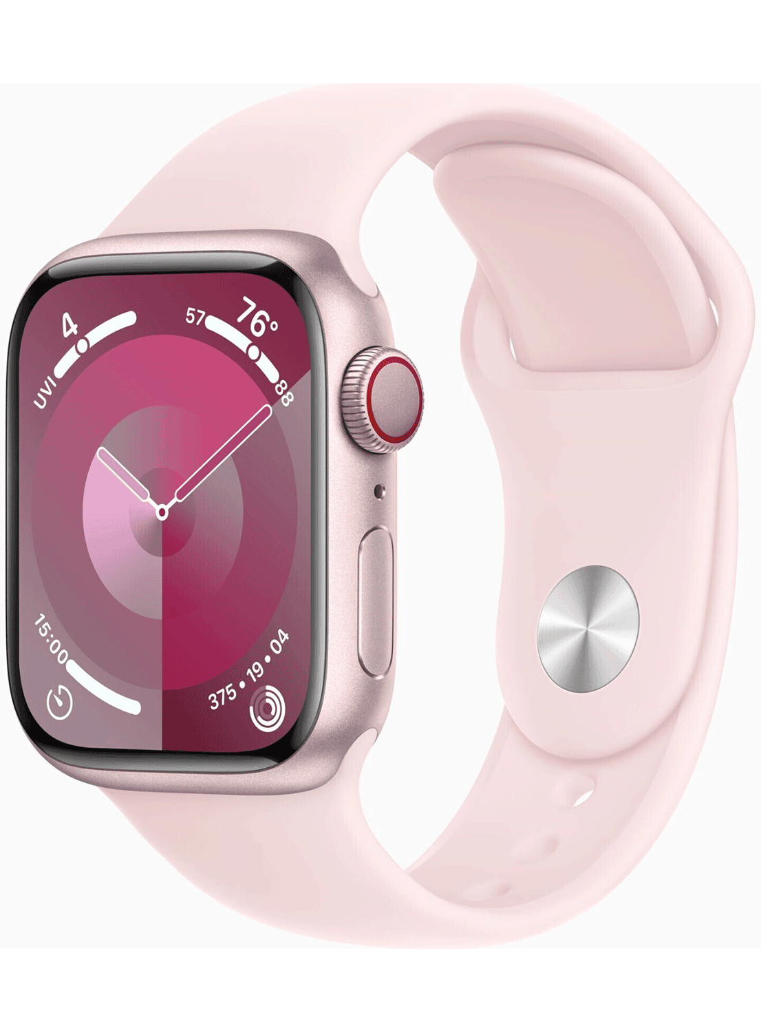 Apple Watch Series 9 4G 41mm Aluminium Case mit Silicon Armband - CarbonPhone