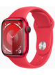 Apple Watch Series 9 4G 41mm Aluminium Case mit Silicon Armband – PRODUCT(RED) · Silicon RED