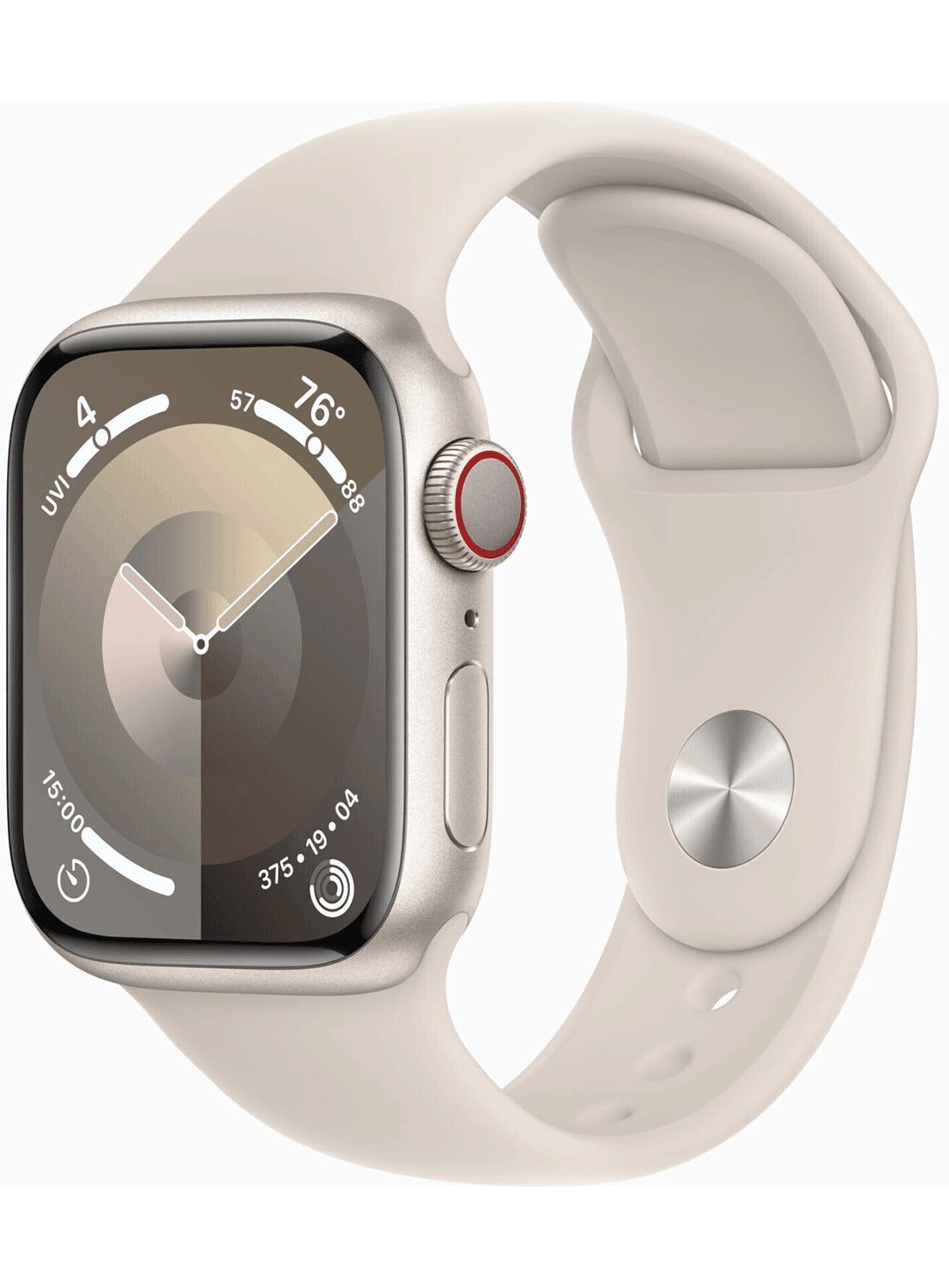 Apple Watch Series 9 4G 41mm Aluminium Case mit Silicon Armband - CarbonPhone