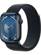 Apple Watch Series 9 4G 45mm Aluminium Case – Midnight · Sport Loop Midnight