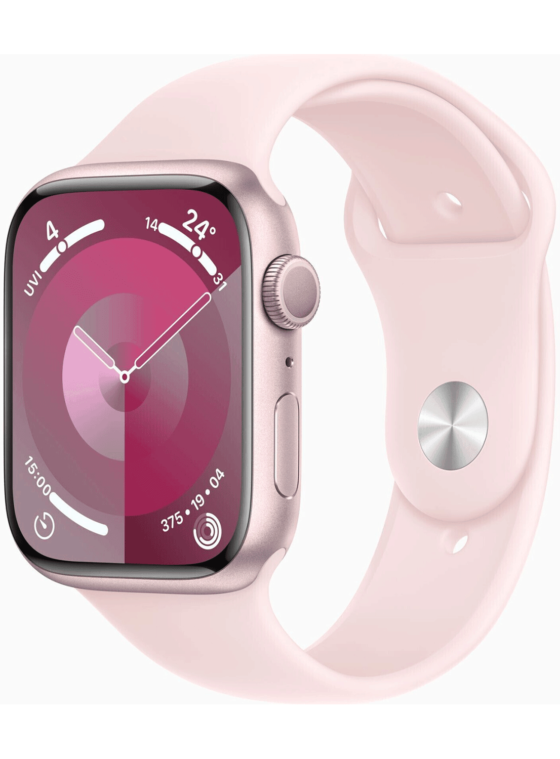 Apple Watch Series 9 4G 45mm Aluminium Case mit Silicon Armband - CarbonPhone