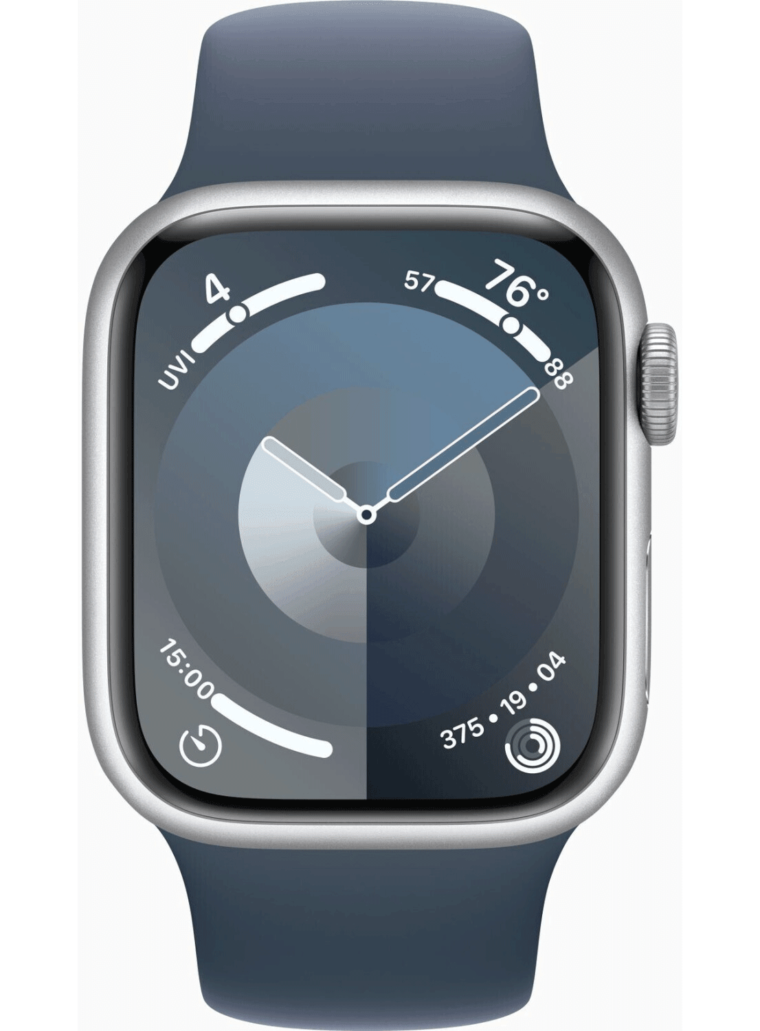 Apple Watch Series 9 GPS 41mm Aluminium Case mit Silicon Armband - CarbonPhone