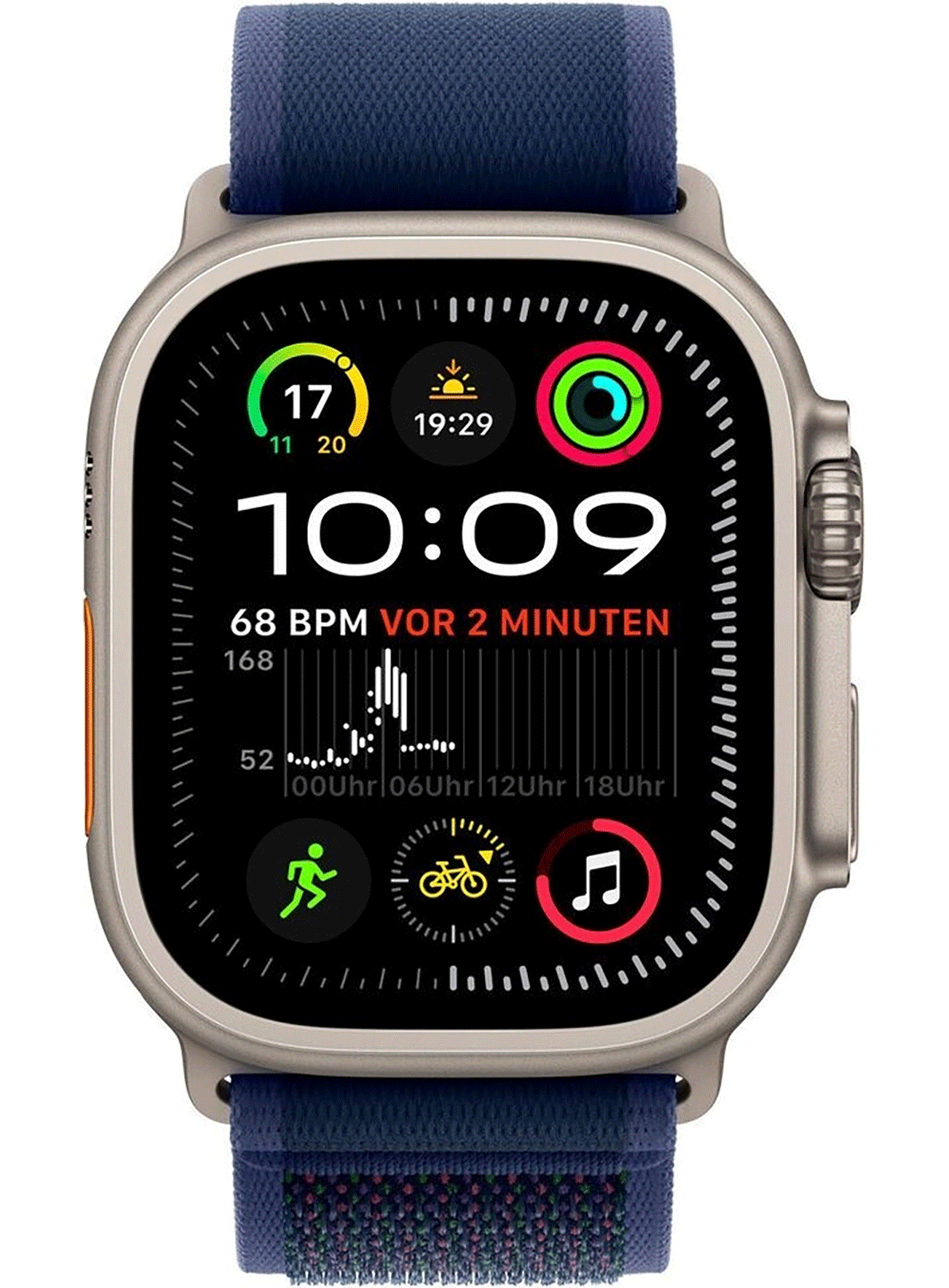 Apple Watch Ultra 2 49mm Titanium Case with Nylon Strap