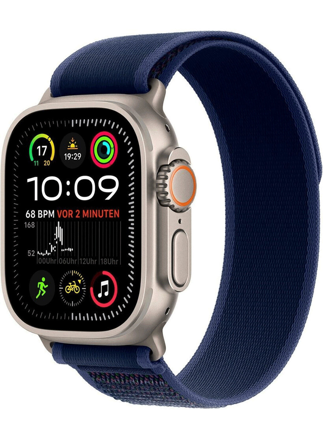 Apple Watch Ultra 2 49mm Titanium Case with Nylon Strap