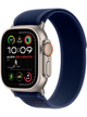 Apple Watch Ultra 2 49mm Titanium Case mit Nylon Armband – Nylon · Trail Loop Blue (Medium)
