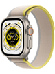 Apple Watch Ultra 49mm Titanium Case mit Nylon Armband – Nylon · Trail Loop Yellow/Beige