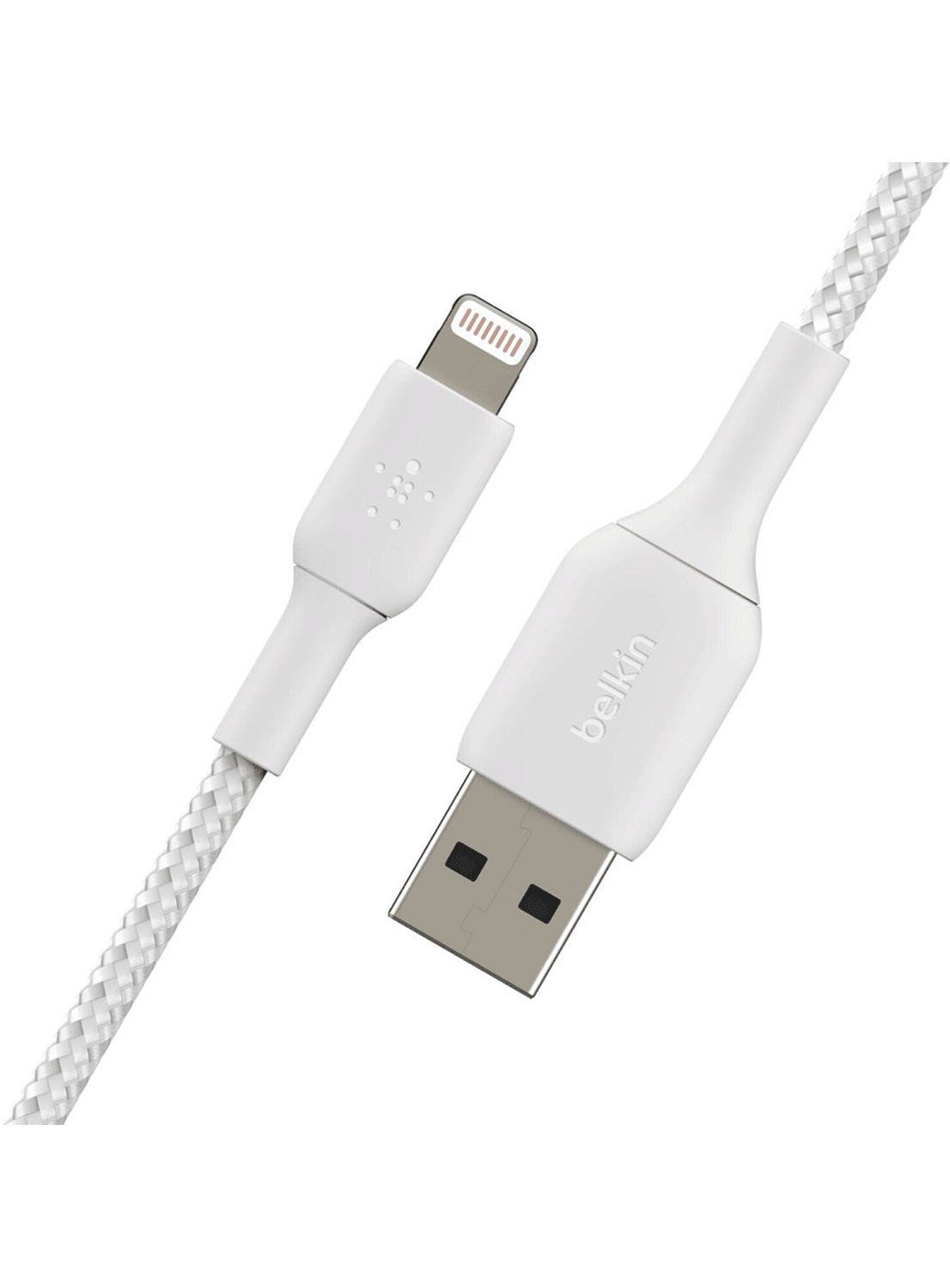 Belkin Geflochtenes BOOST CHARGE Lightning/USB-A-Kabel Weiss - CarbonPhone